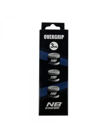 Blister 3 Overgrips Enebe Glatt Schwarz